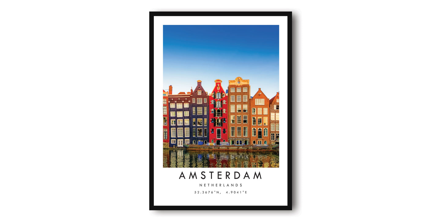 Amsterdam Travel Print