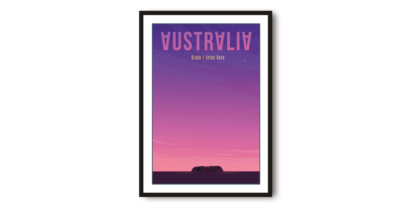 Australia Travel Poster