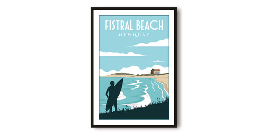 Fistral Beach Travel poster