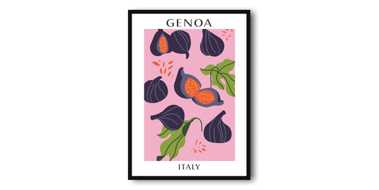 Genoa Fruit Market Poster