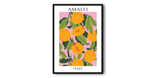 Amalfi Fruit Market Poster