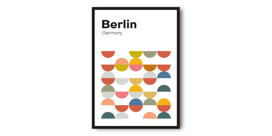 Berlin Geometric poster