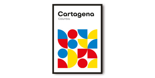 Cartagena Geometric poster
