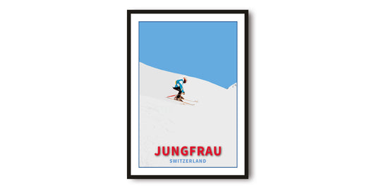 Jungfrau Travel Poster