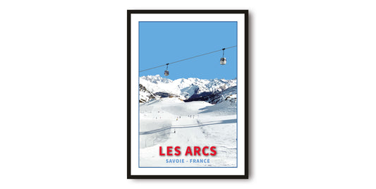 Les Arcs Travel Poster