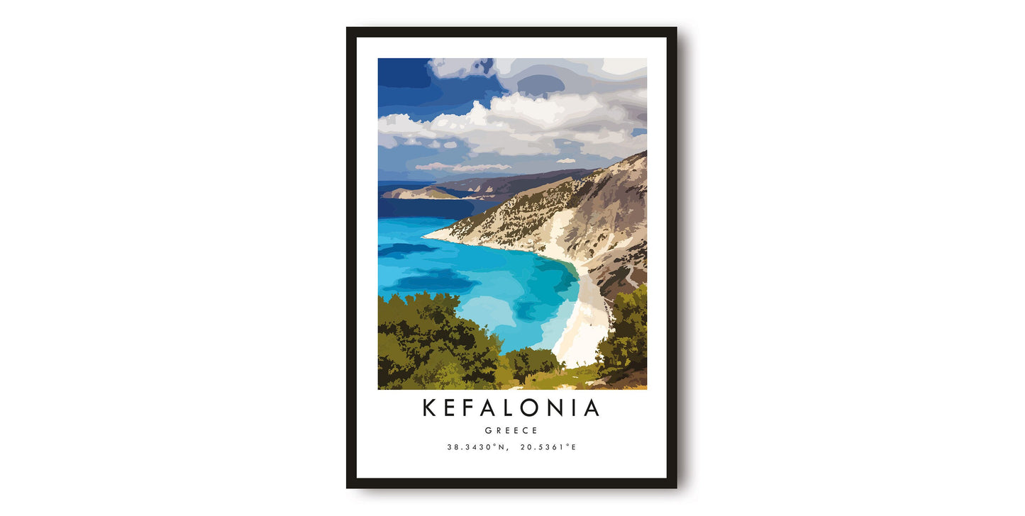 Kefalonia Travel Print