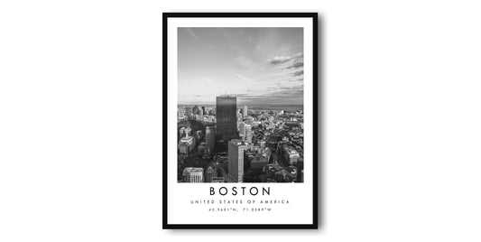 Boston Travel Print