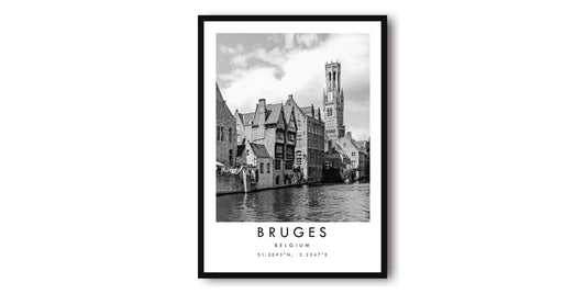 Bruges Travel Print