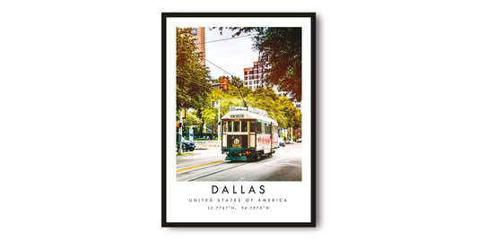 Dallas Travel Print