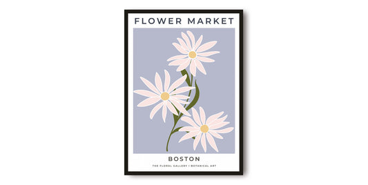 Boston Flower Market Poster