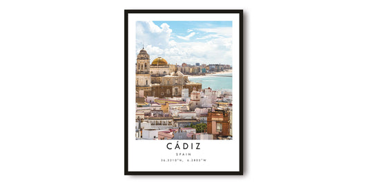 Cadiz Travel Print