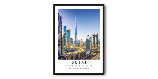 Dubai Travel Print