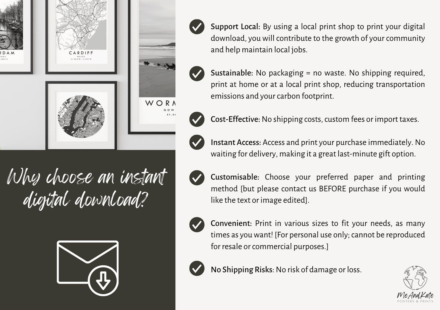 Amroth Travel Print | Digital Download | 25 Different Size Options