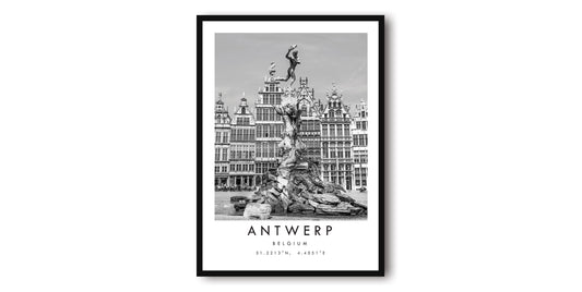 Antwerp Travel Print