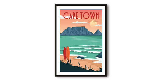 Cape Town Travel poster