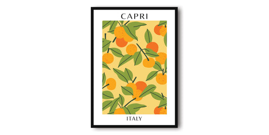 Capri Fruit Market Poster