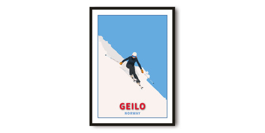 Geilo Travel Poster