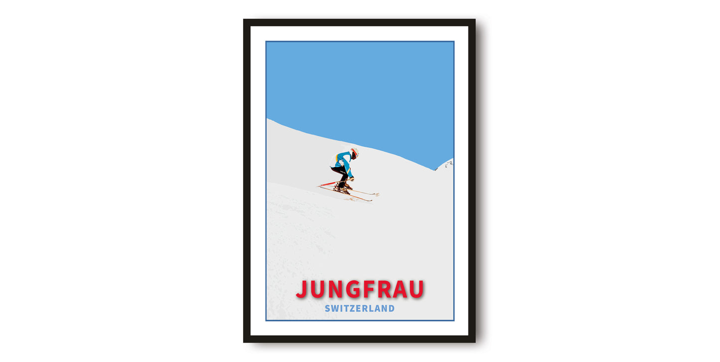 Jungfrau Travel Poster