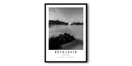 Reykjavik Travel Print