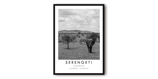 Serengeti Travel Print