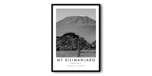 Mount Kilimanjaro Travel Print