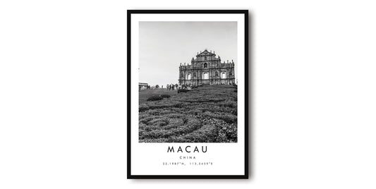 Macau Travel Print