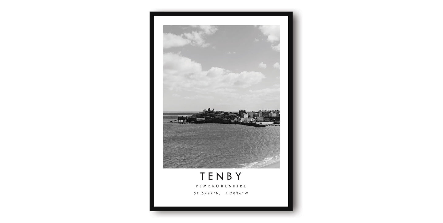 Tenby Travel Print