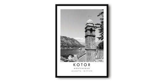 Kotor Travel Print