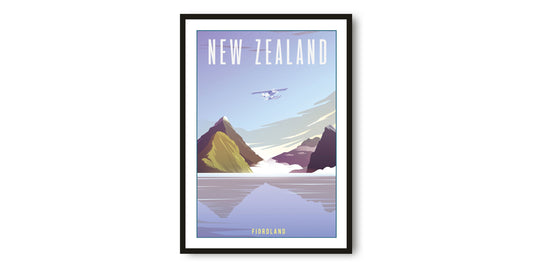 New Zealand Travel Poster