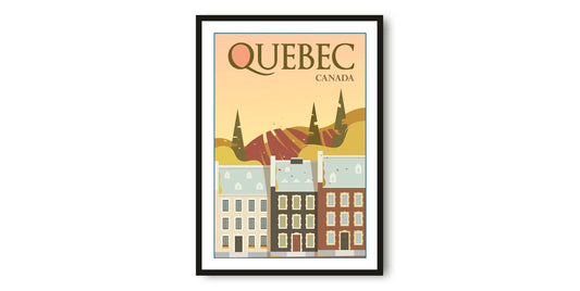 Quebec Travel Poster