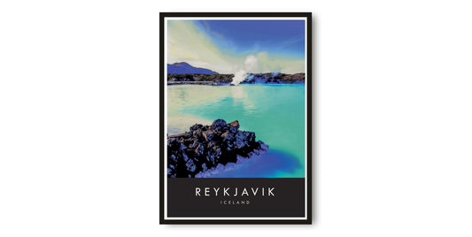 Reykjavik Travel Print