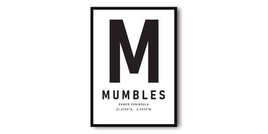 Mumbles Travel Print