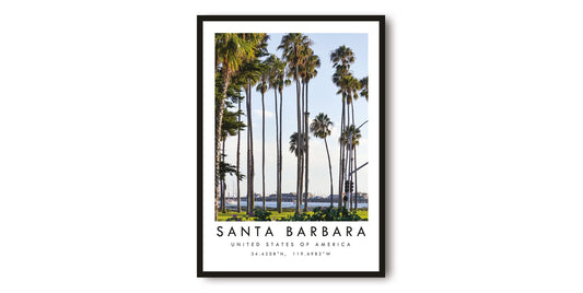 Santa Barbara Travel Print