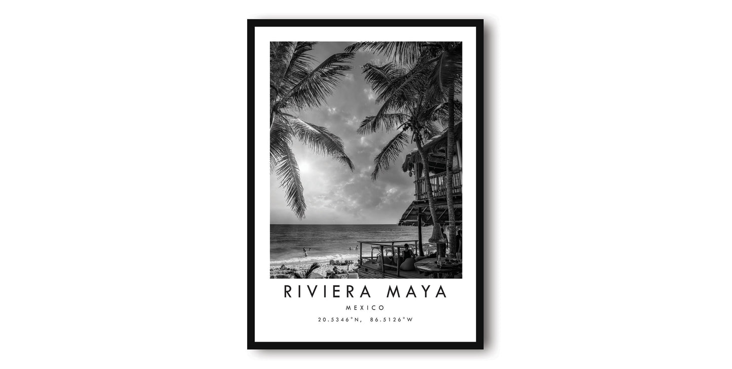 Riviera Maya Travel Print