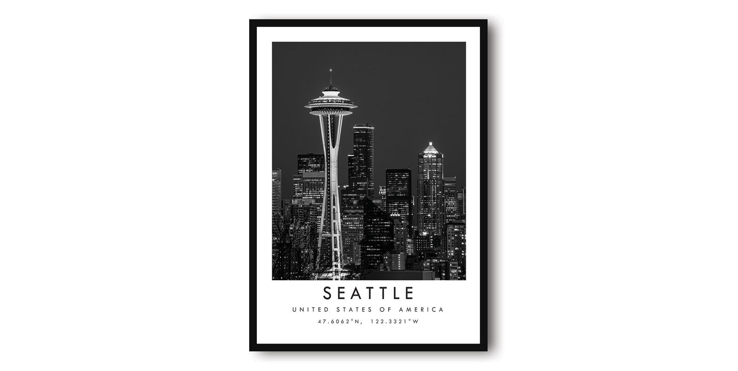 Seattle Travel Print