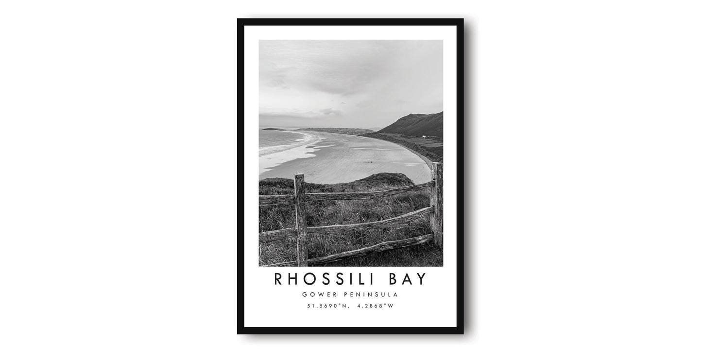 Rhossili Gower Travel Print