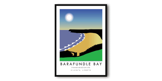 Barafundle Bay Travel Poster