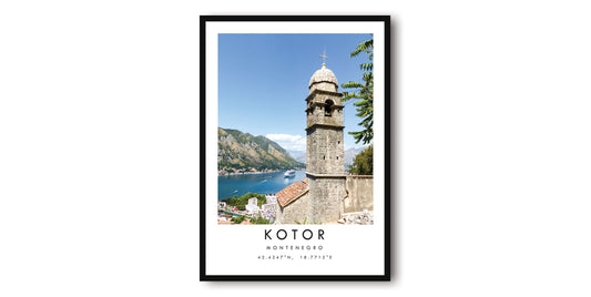 Kotor Travel Print