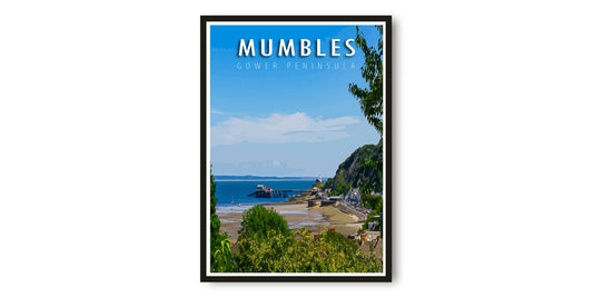 Mumbles Travel Print