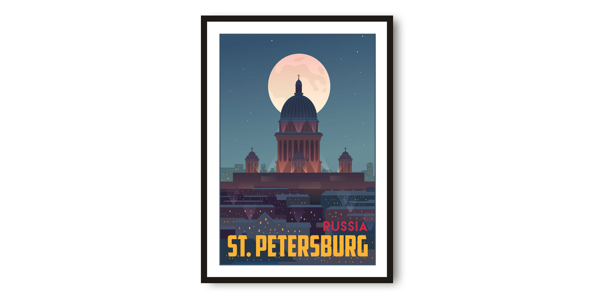 Saint Petersburg Travel Poster