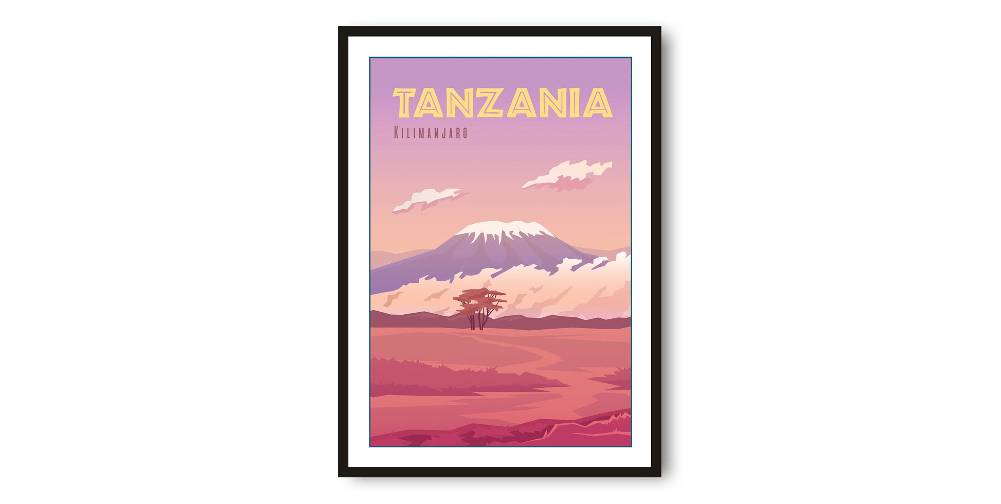Tanzania Travel Poster