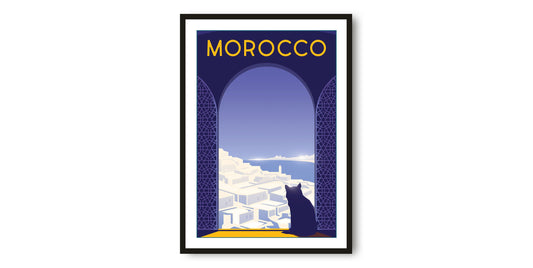 Morocco Travel Poster