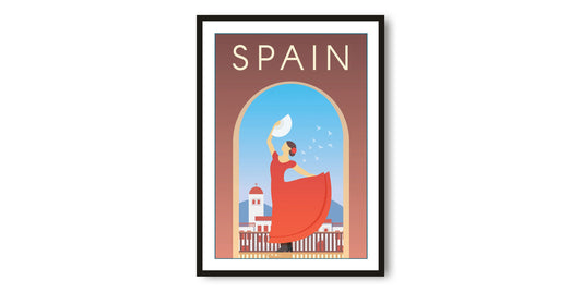 Spain Travel Poster