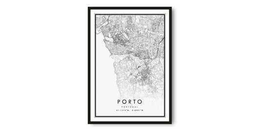 Porto Map Print