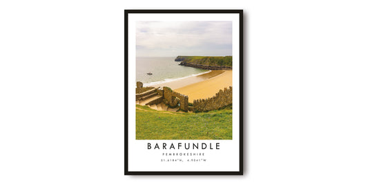 Barafundle Bay Travel Print