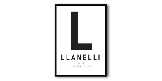 Llanelli Travel Print