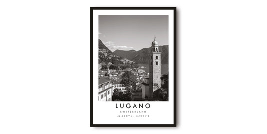 Lugano Travel Print