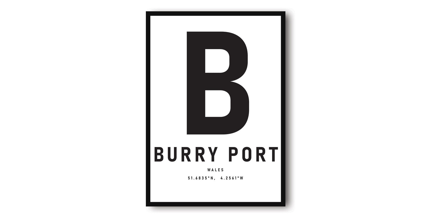 Burry Port Travel Print