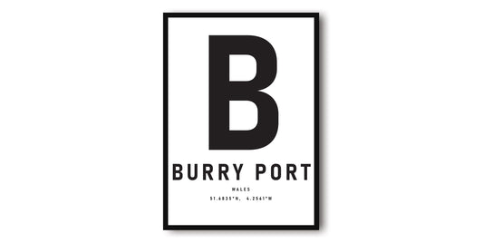 Burry Port Travel Print