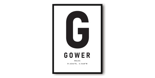 Gower Travel Print